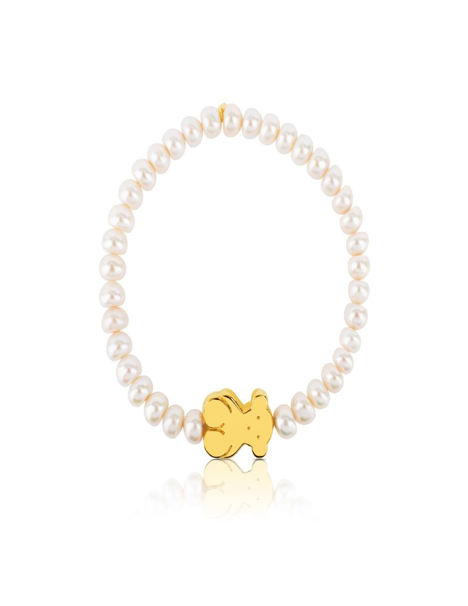 Brazalete Tous de oro 18 K Sweet Dolls con acabado liso