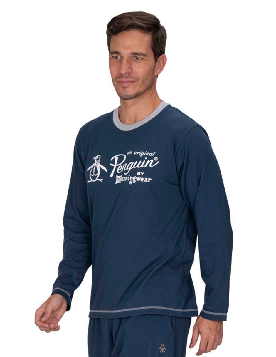 Playera pijama para hombre de algodón 1