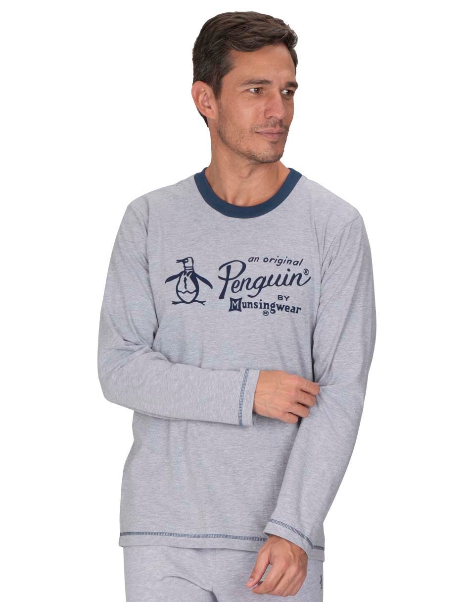 Playera pijama para hombre Original Penguin de algodón