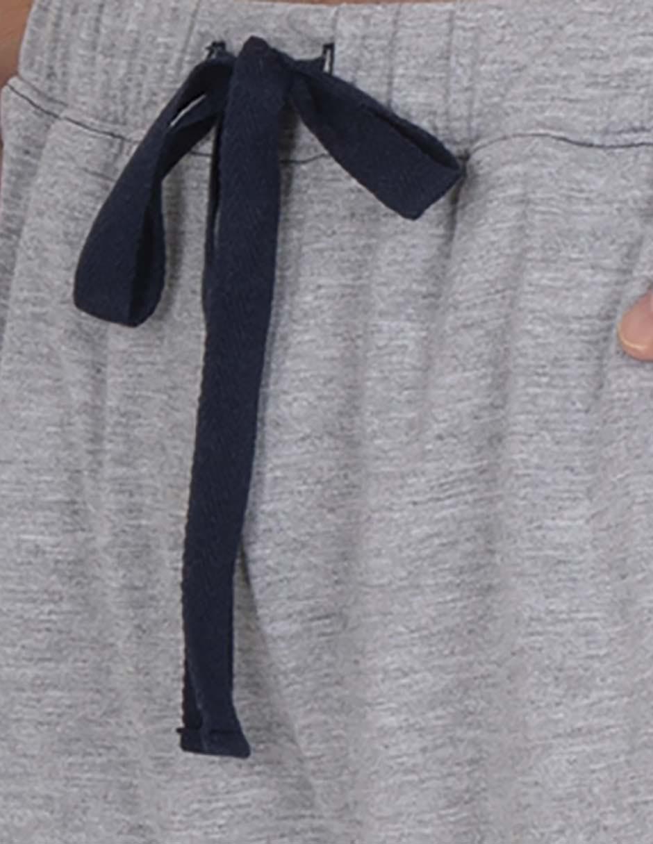Pijama bermuda Nautica estampado liso de poliéster para hombre