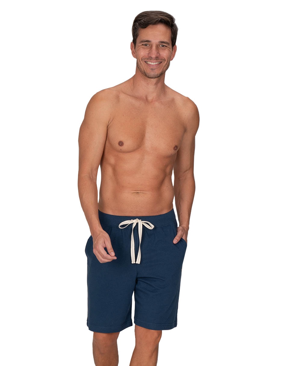 Pijama bermuda de algodón para hombre Pijama bermuda de algodón para hombre