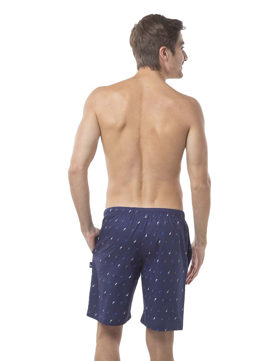 Pijama bermuda Nautica de algodón para hombre