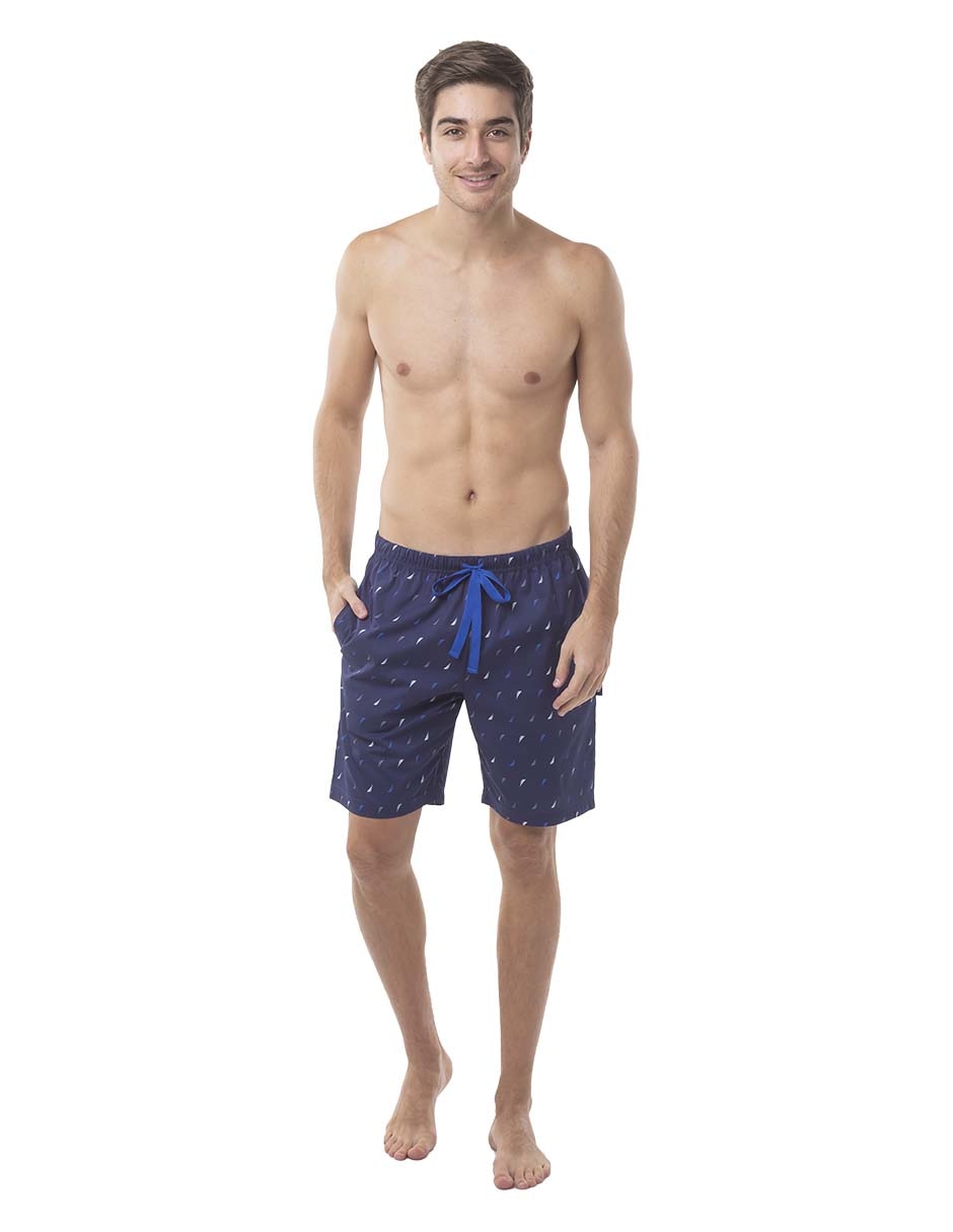 Pijama bermuda Nautica de algodón para hombre