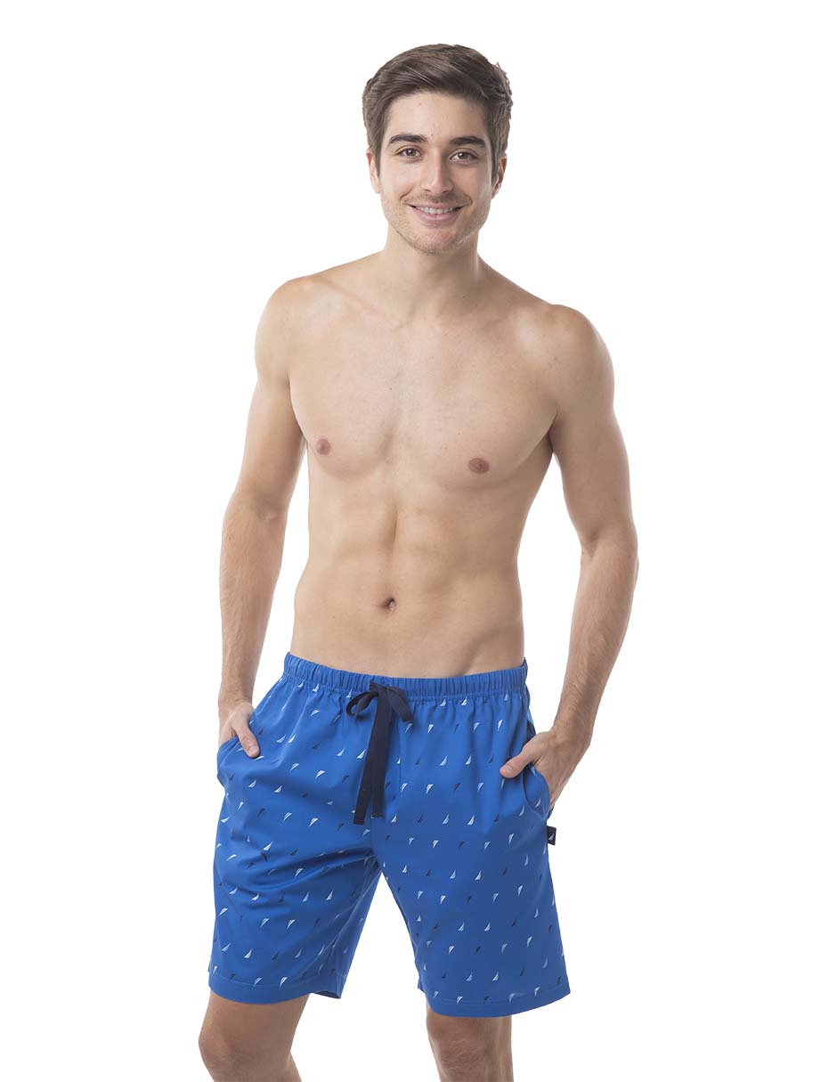 Pijama bermuda de algodón para hombre Pijama bermuda de algodón para hombre