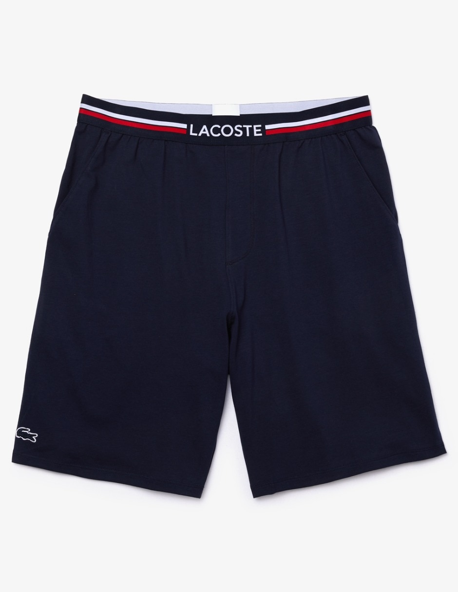 Pijama bermuda Lacoste de algodón para hombre