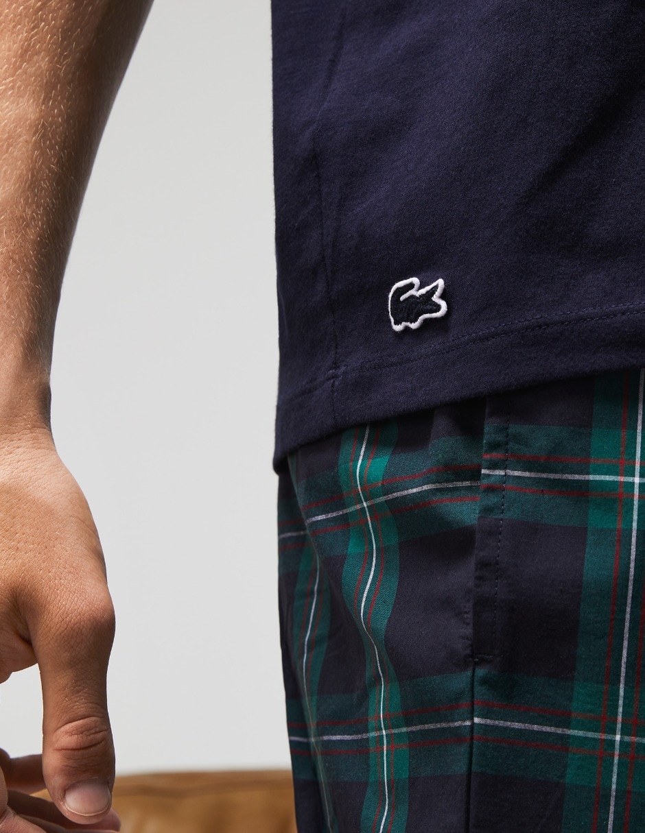 Playera pijama para hombre de algodón 4