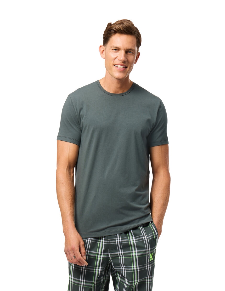 Set playera pijama para hombre de algodón