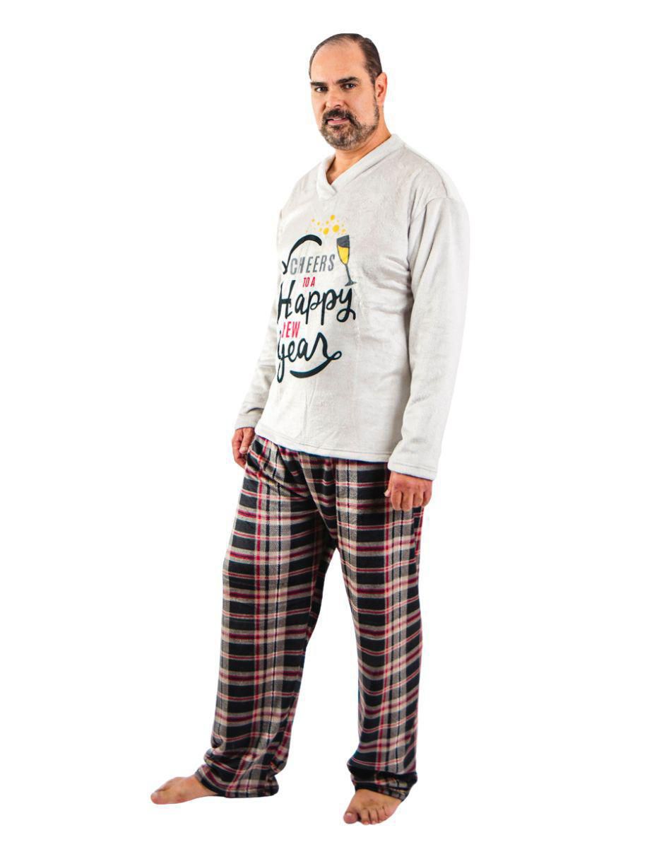 Conjunto pijama Año Nuevo para hombre