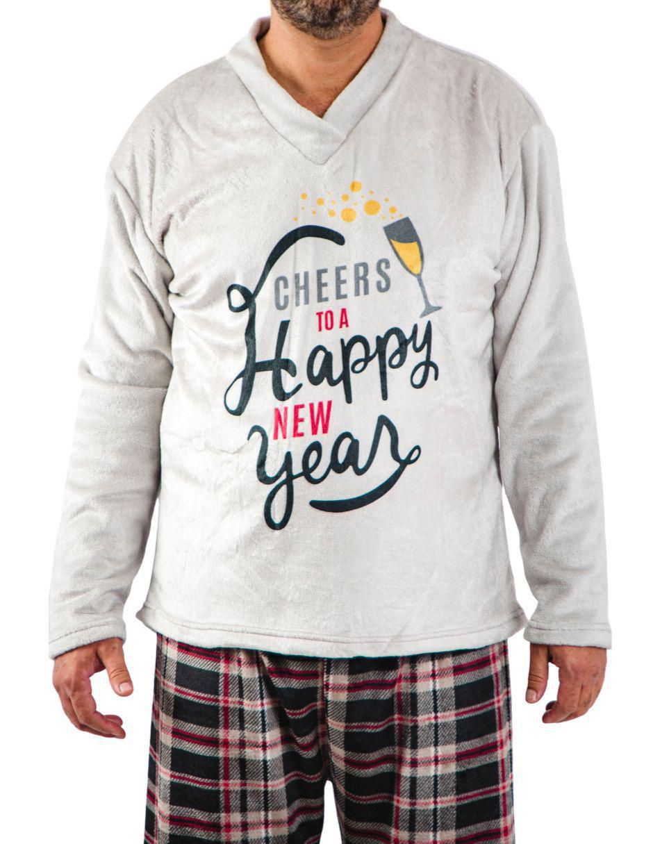 Conjunto pijama Año Nuevo para hombre