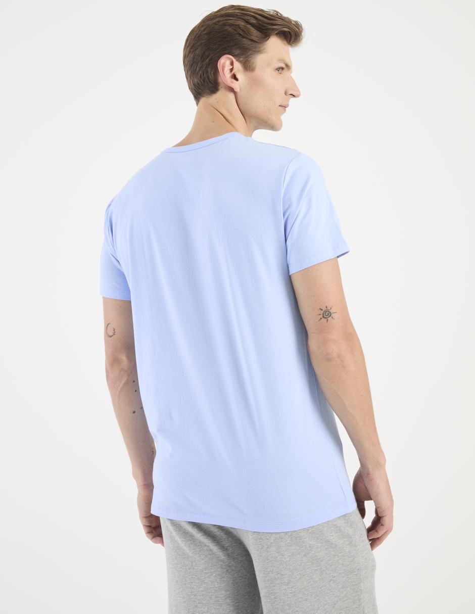 Playera pijama para hombre de algodón 5