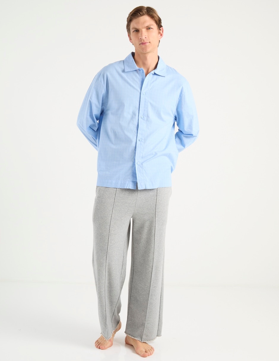 Playera pijama para hombre de algodón 3