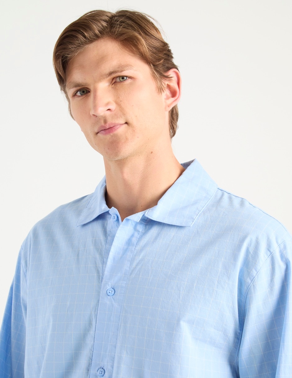 Playera pijama para hombre de algodón 2