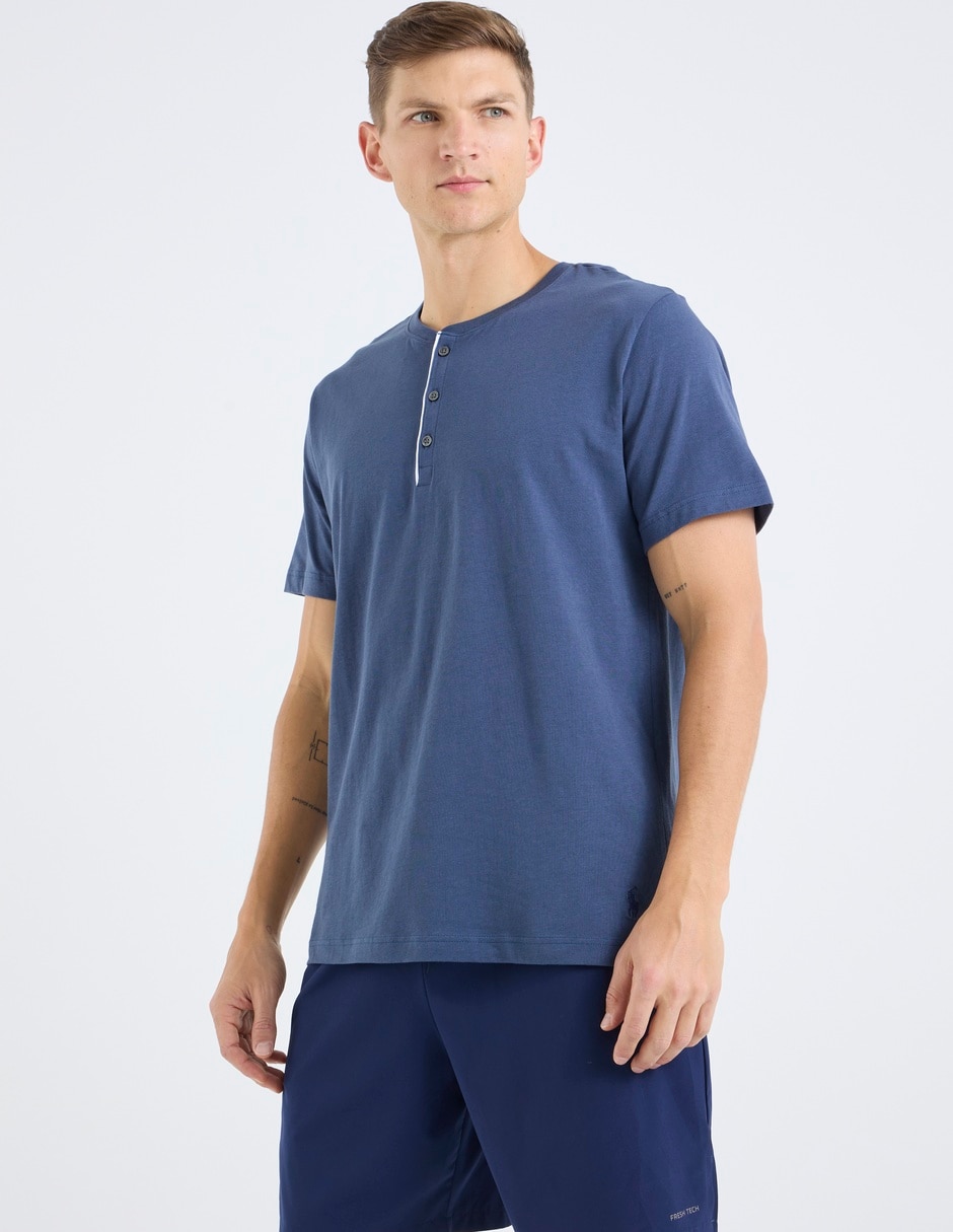 Playera pijama para hombre de algodón 1