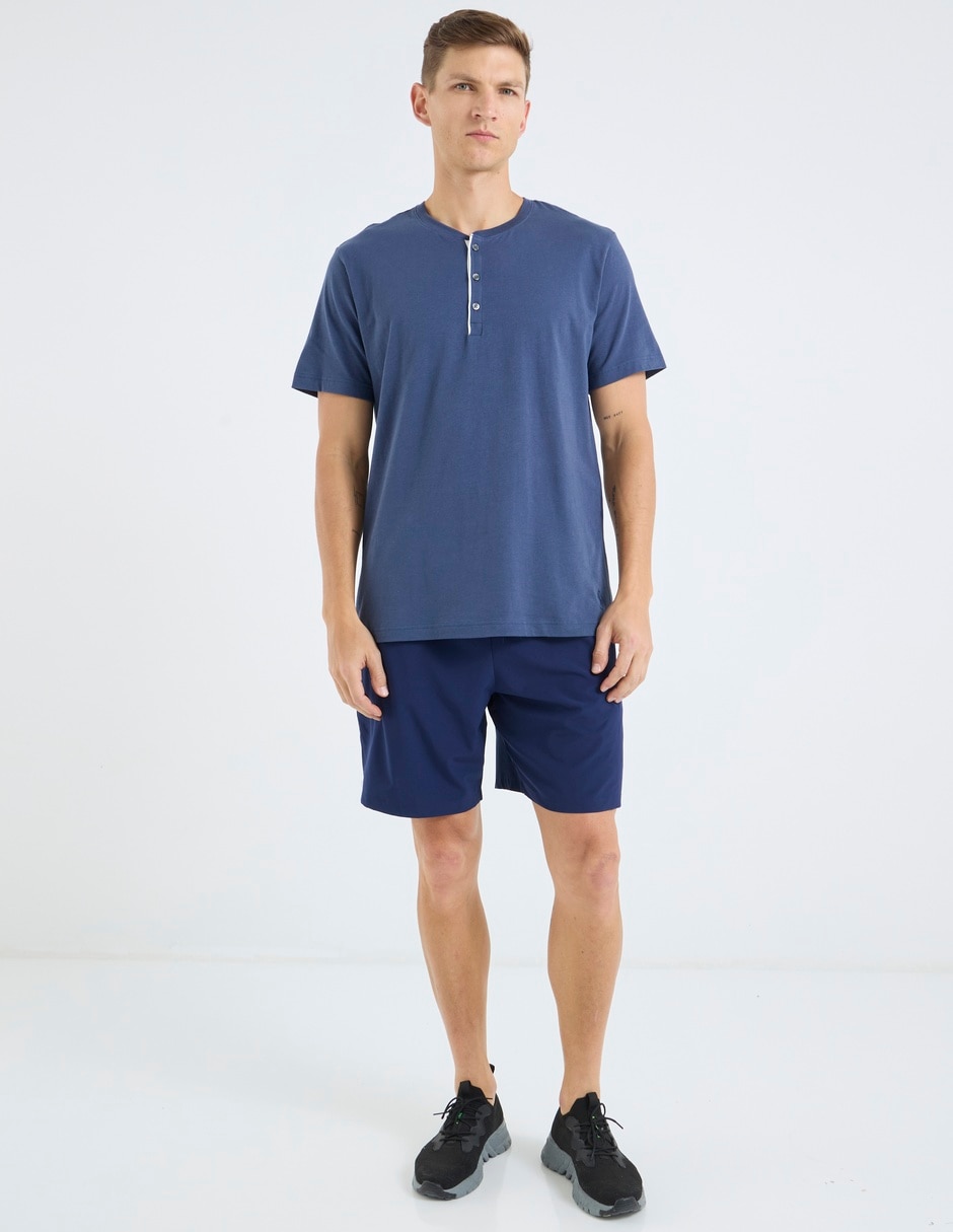 Playera pijama para hombre de algodón 6