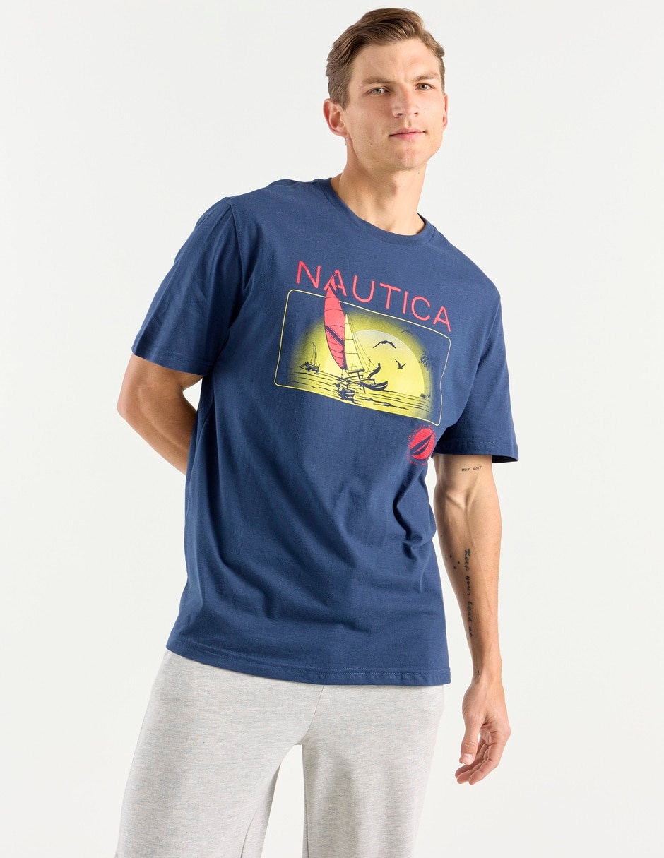 Playera pijama para hombre de algodón
