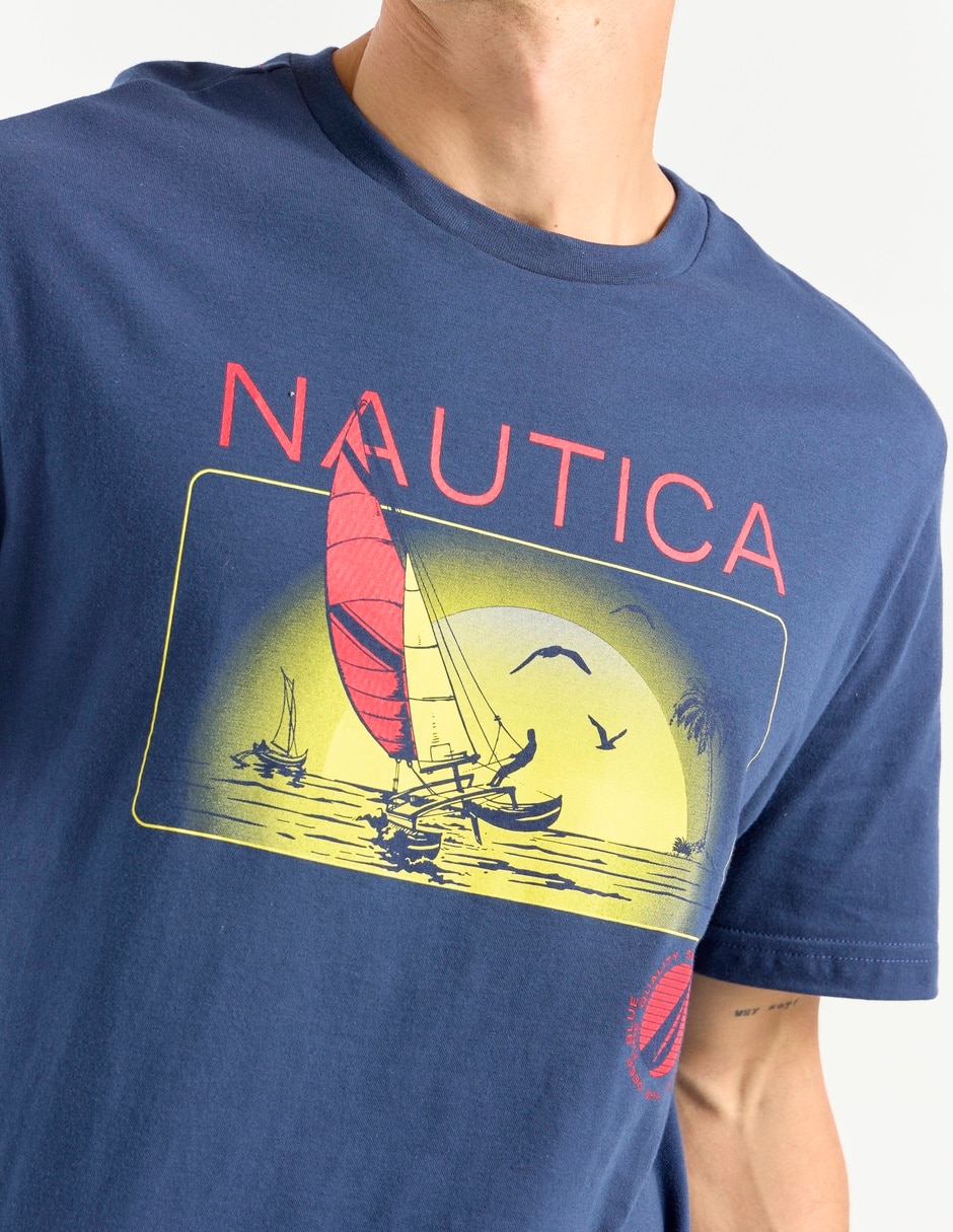 Playera pijama para hombre de algodón