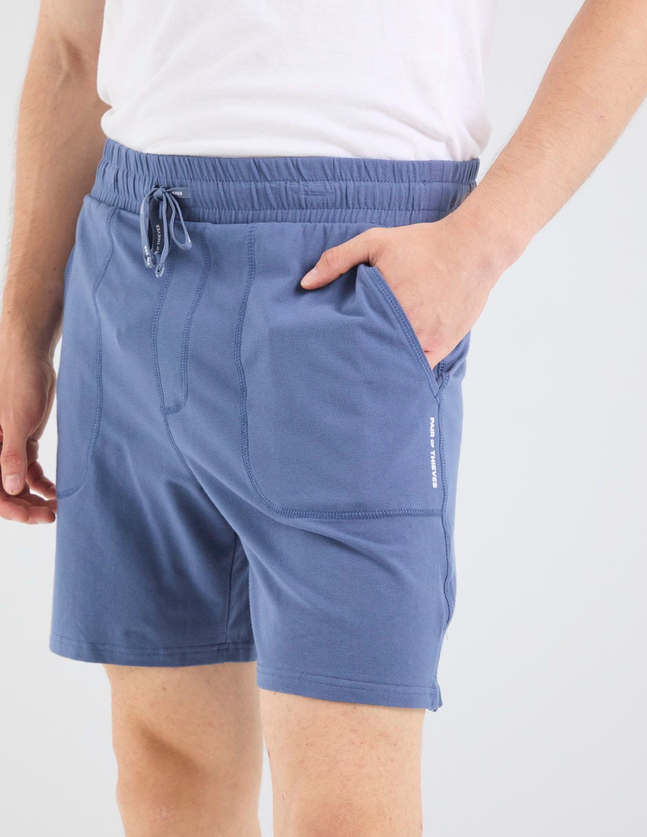 Pijama bermuda de algodón para hombre