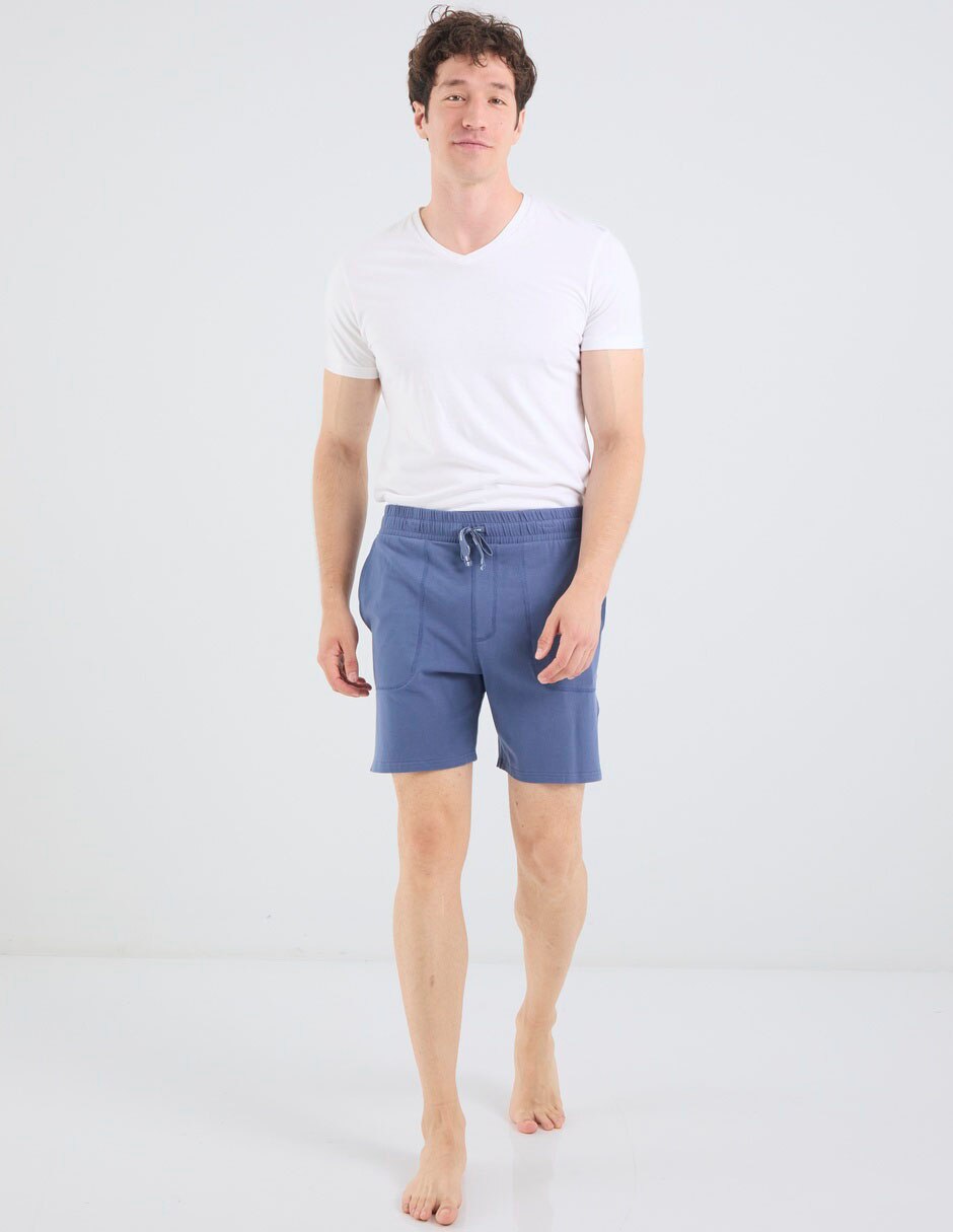 Pijama bermuda de algodón para hombre 3