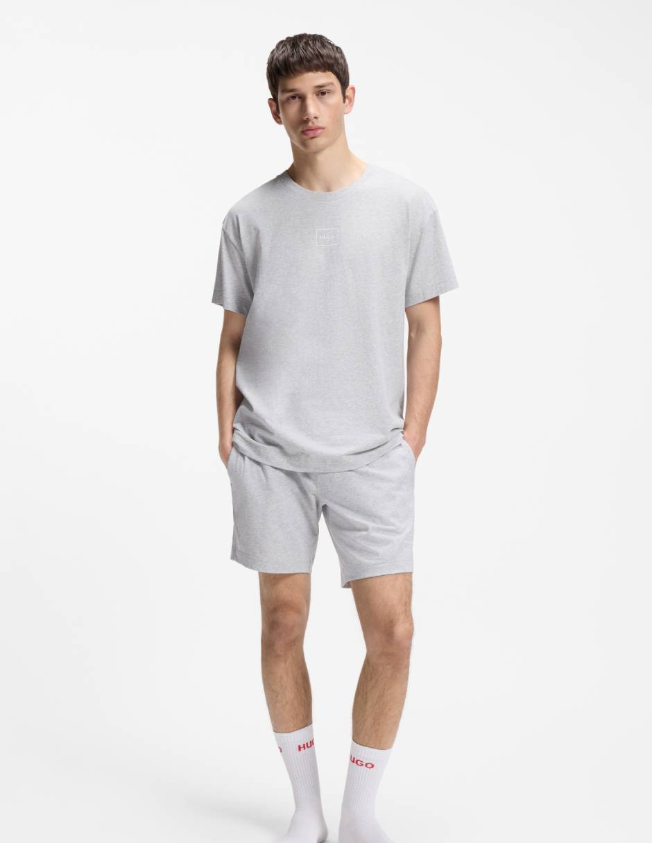 Pijama short Hugo de algodón para hombre
