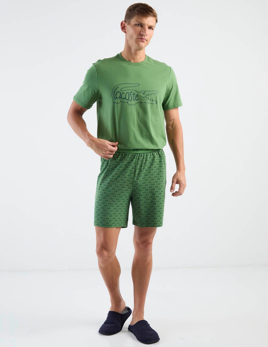 Conjunto pijama lacoste para hombre