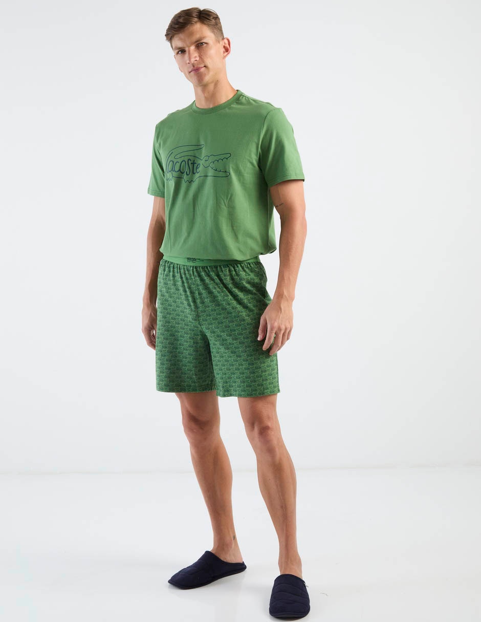 Conjunto pijama lacoste para hombre