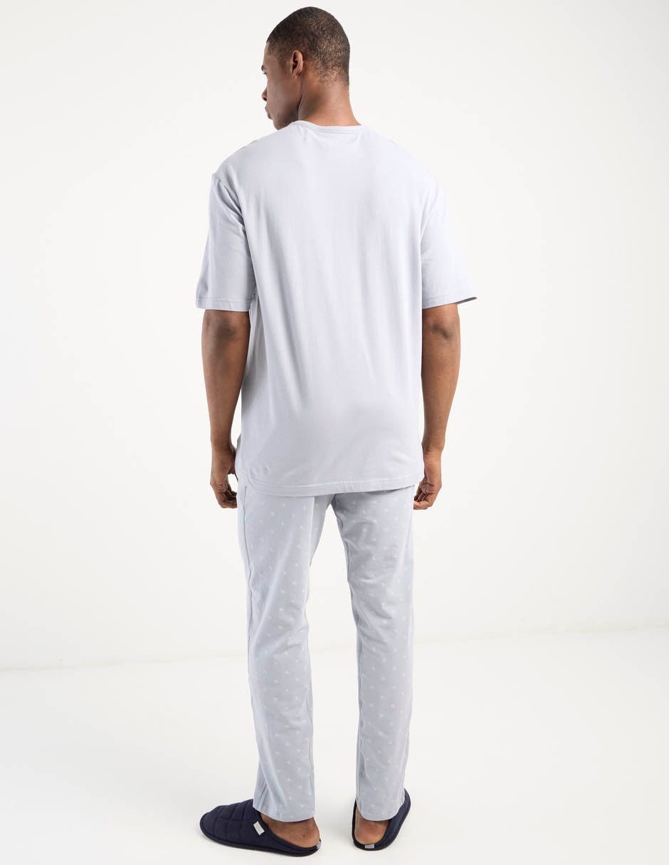 Playera pijama para hombre de algodón 11