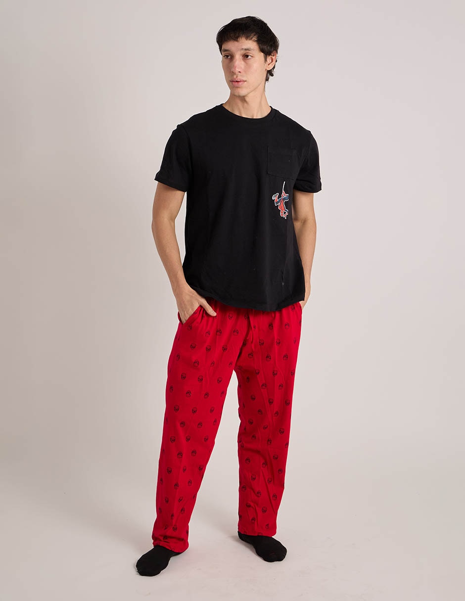 "conjunto pijama" spiderman "para hombre" 3