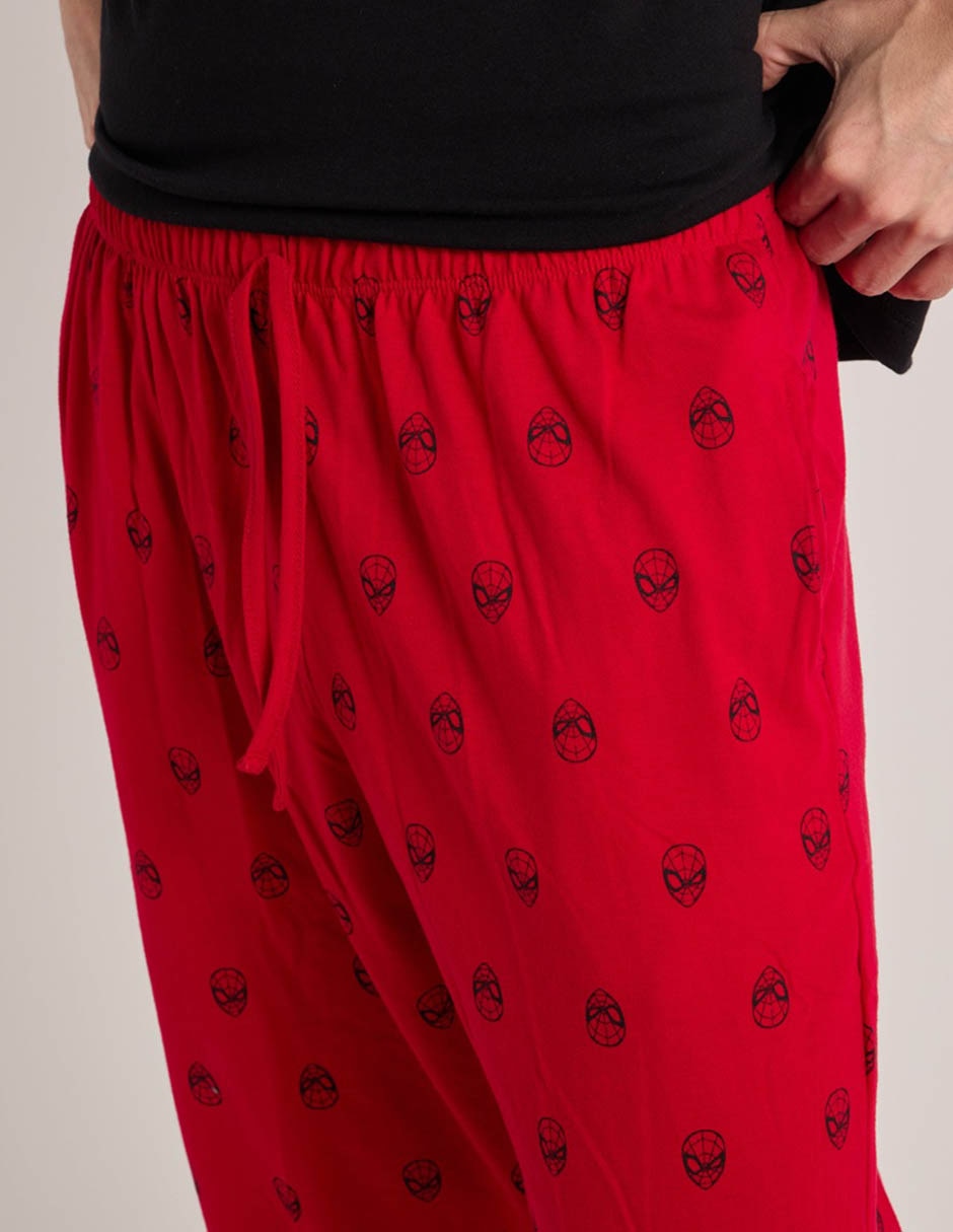 "conjunto pijama" spiderman "para hombre" 10