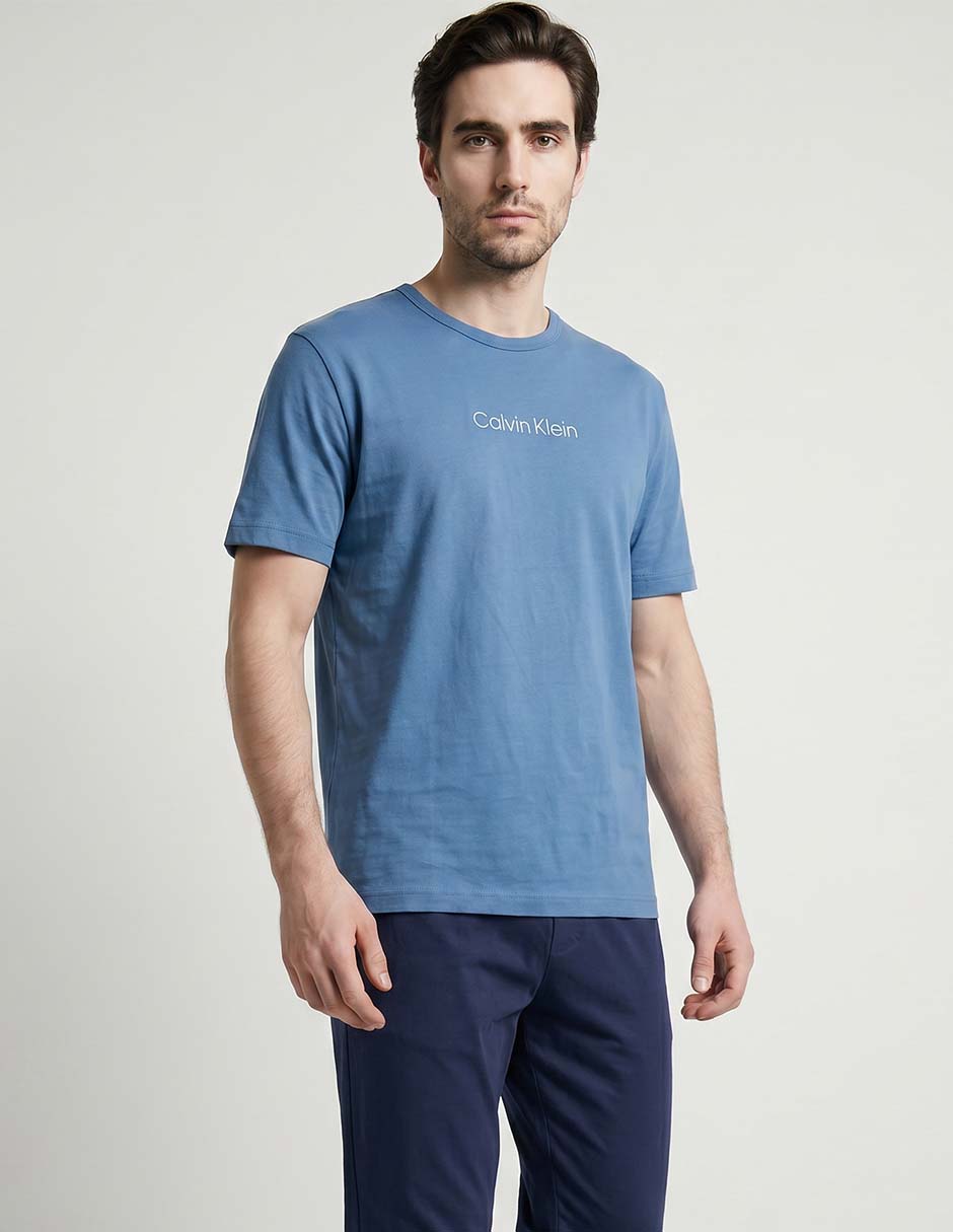 Playera pijama para hombre de algodón