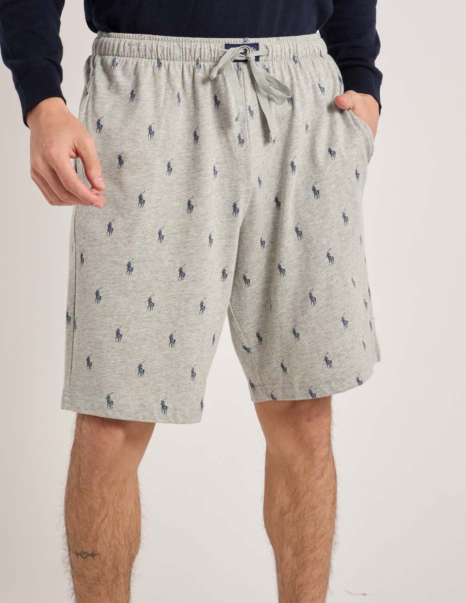Pijama Polo RL estampado logo para hombre