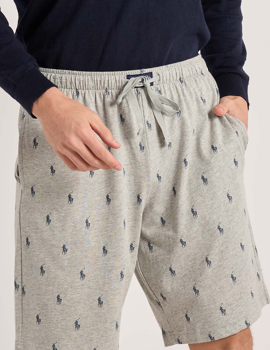 Pijama Polo RL estampado logo para hombre