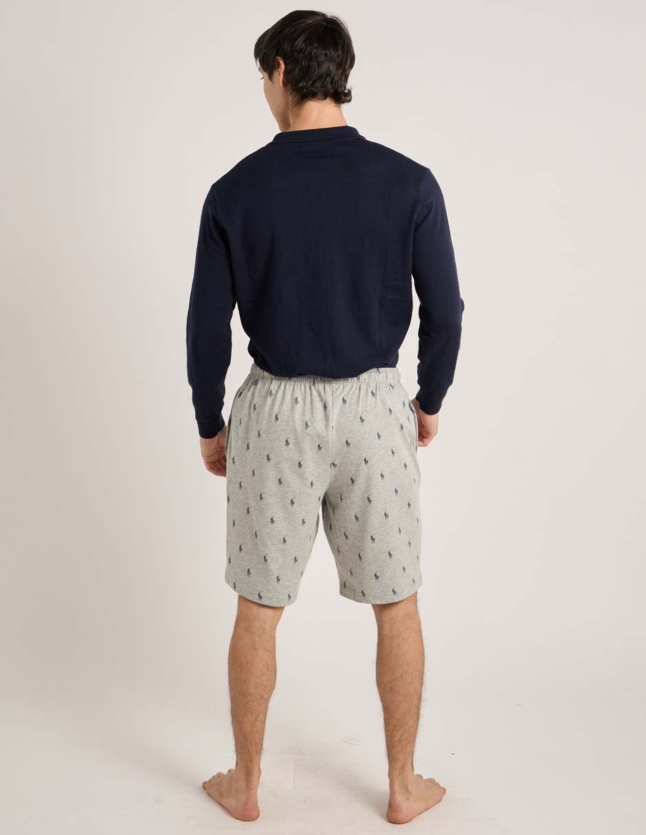 Pijama Polo RL estampado logo para hombre