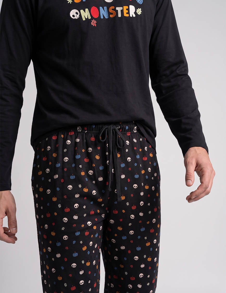 Conjunto pijama spooky monster para hombre 3