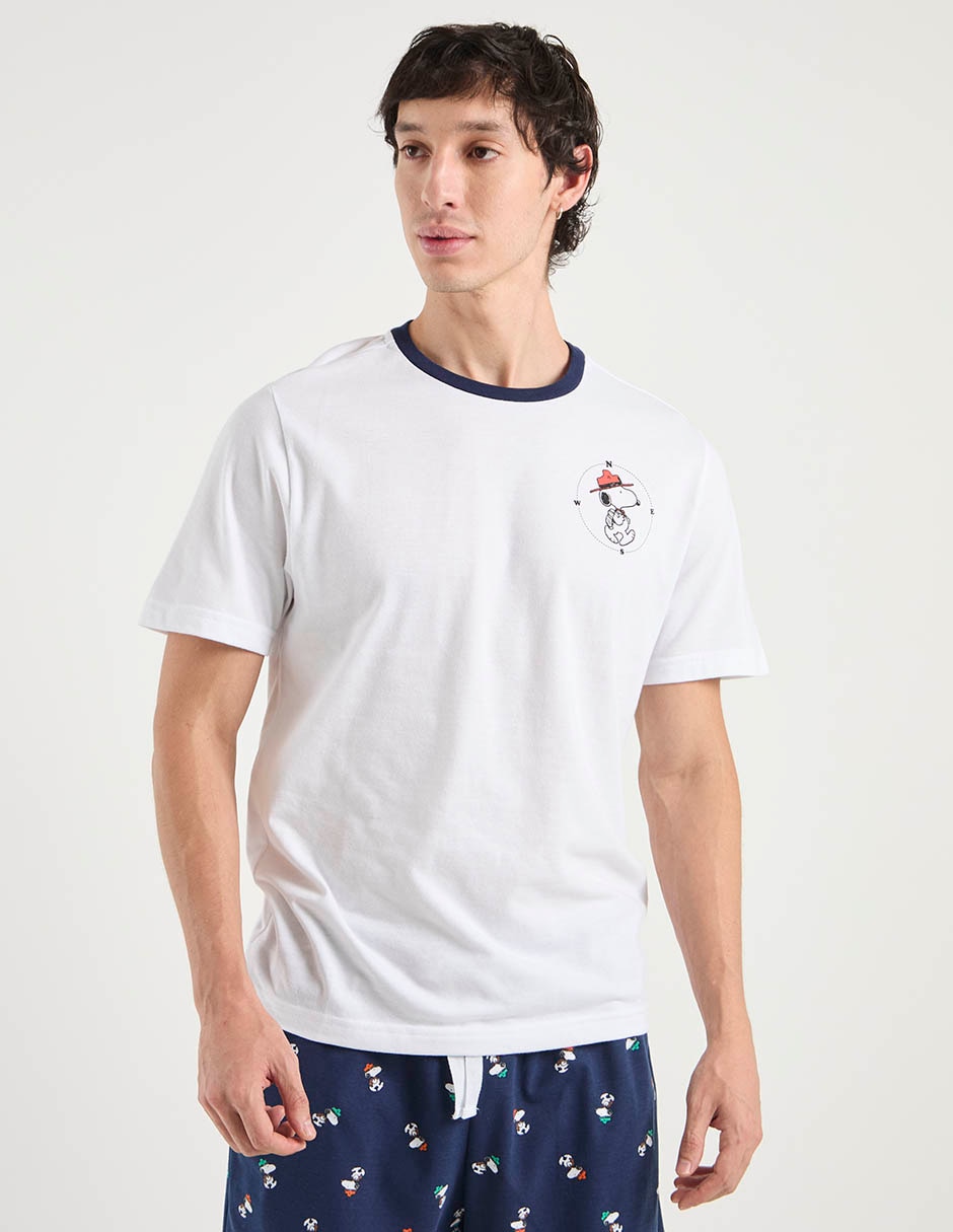Conjunto pijama peanuts para hombre