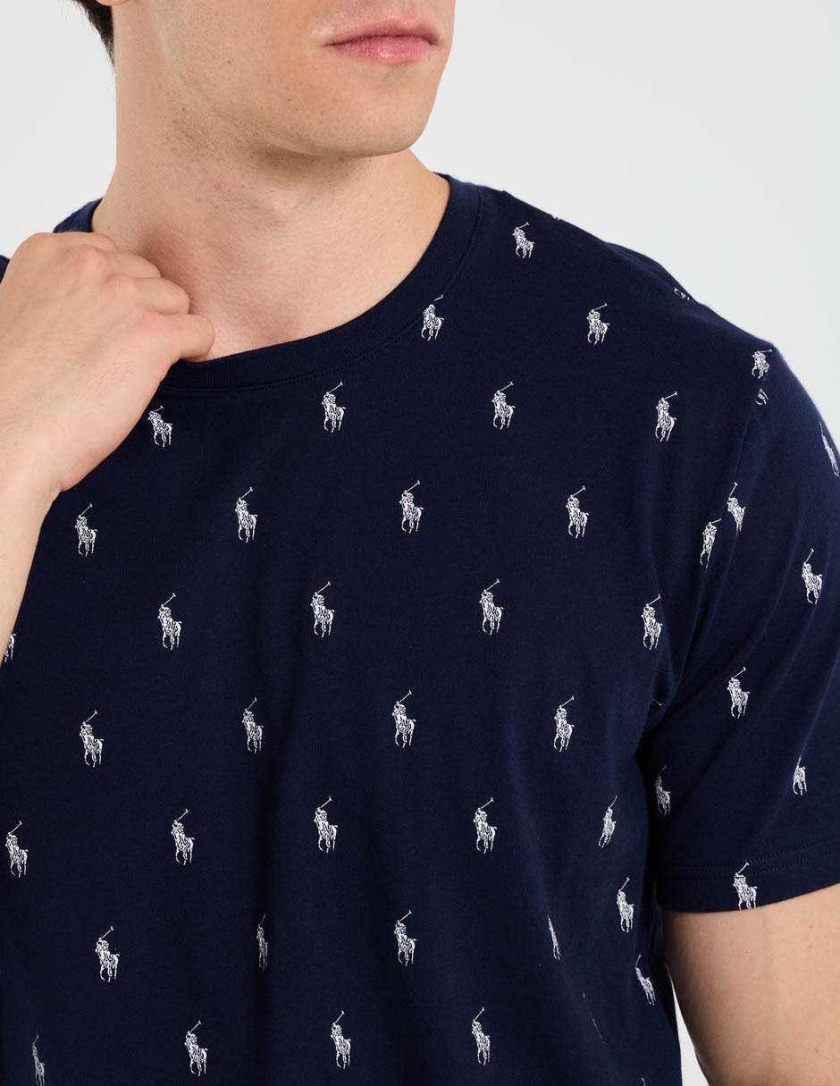 Playera pijama para hombre de algodón