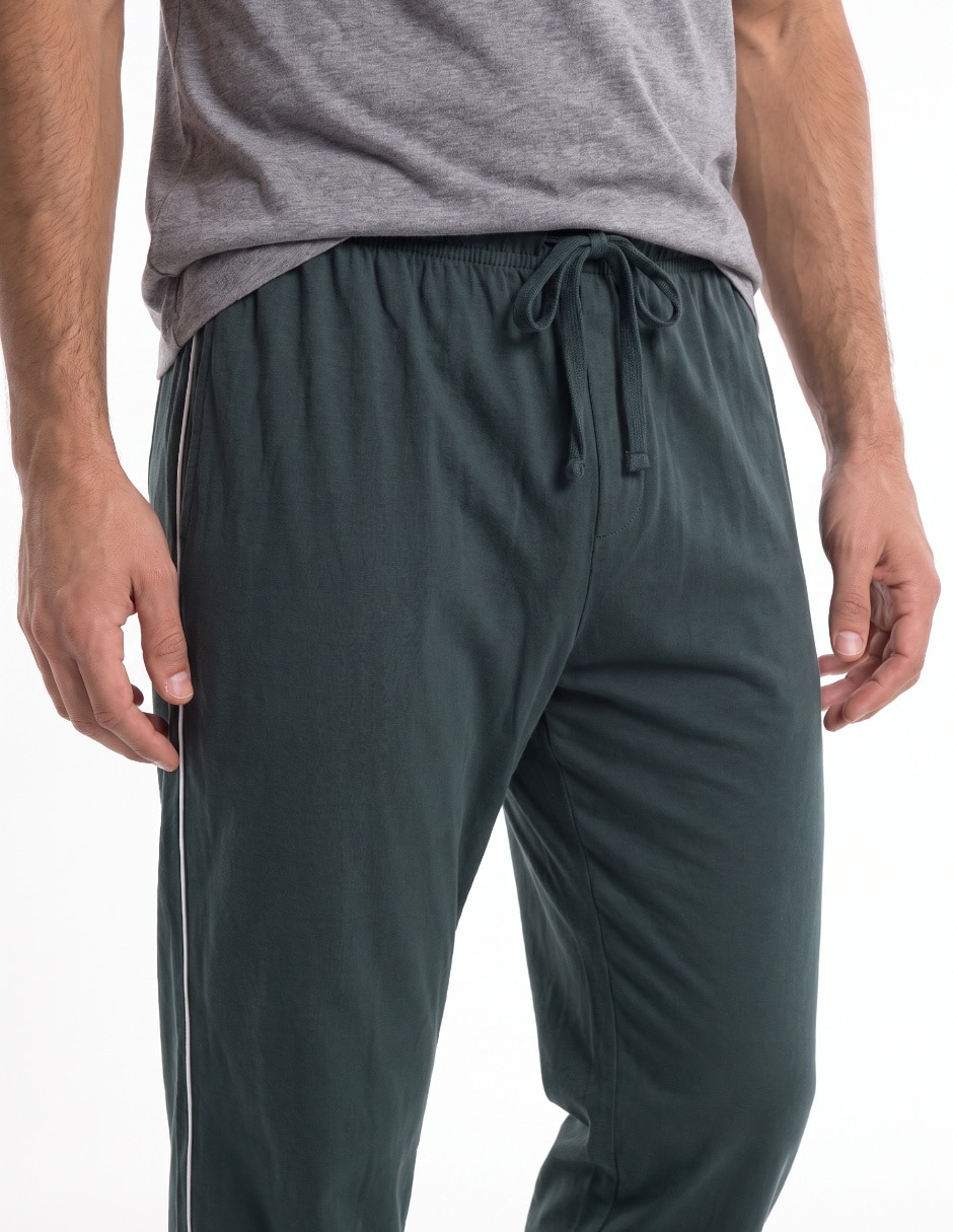 Pantalón pijama de algodón para hombre 4