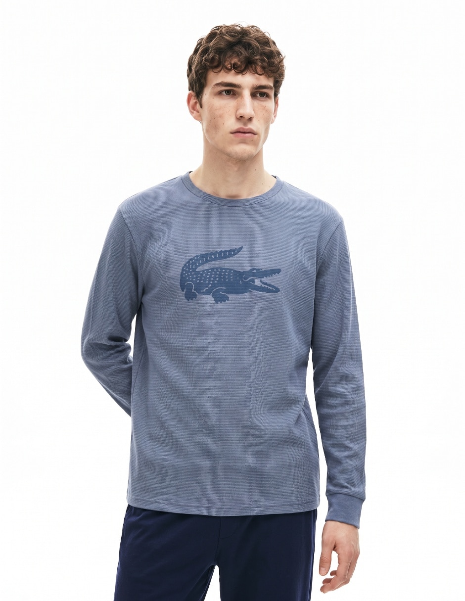 Playera pijama para hombre de algodón
