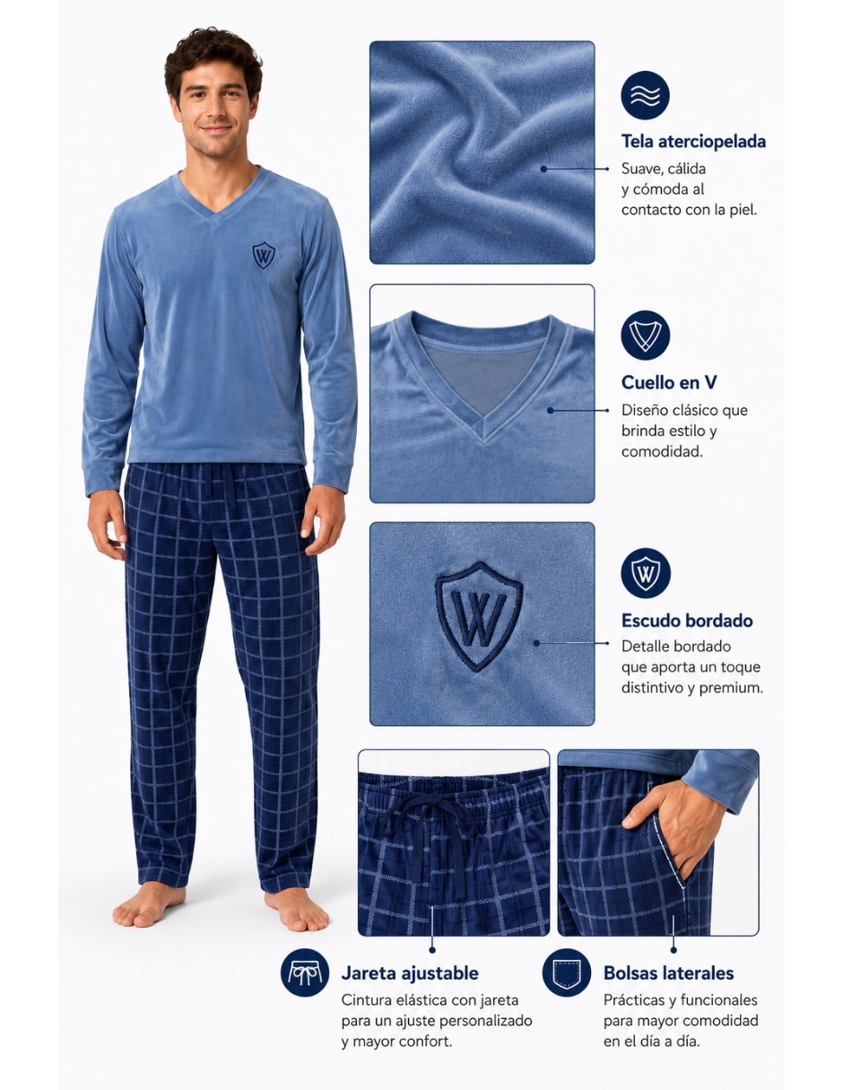 Conjunto pijama para hombre 3
