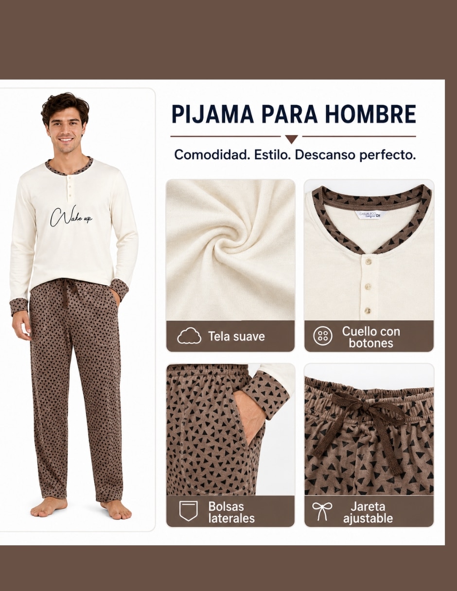 Conjunto pijama para hombre 3