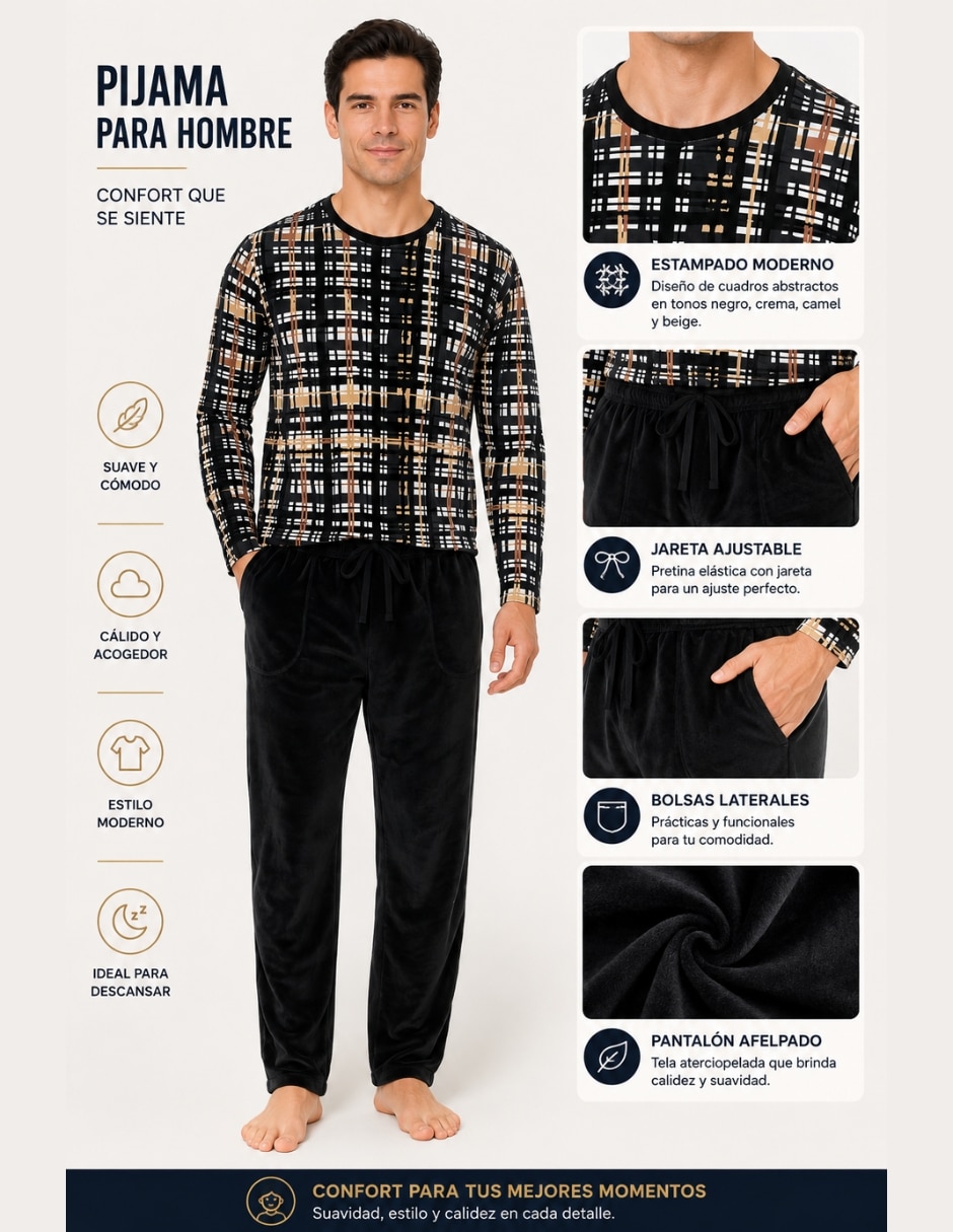 Conjunto pijama para hombre 3