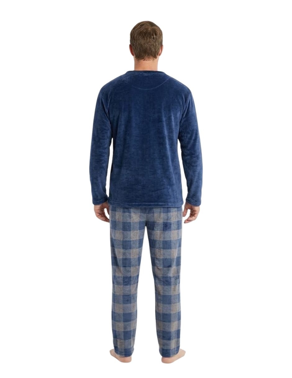 Conjunto pijama CUADROS para hombre 5