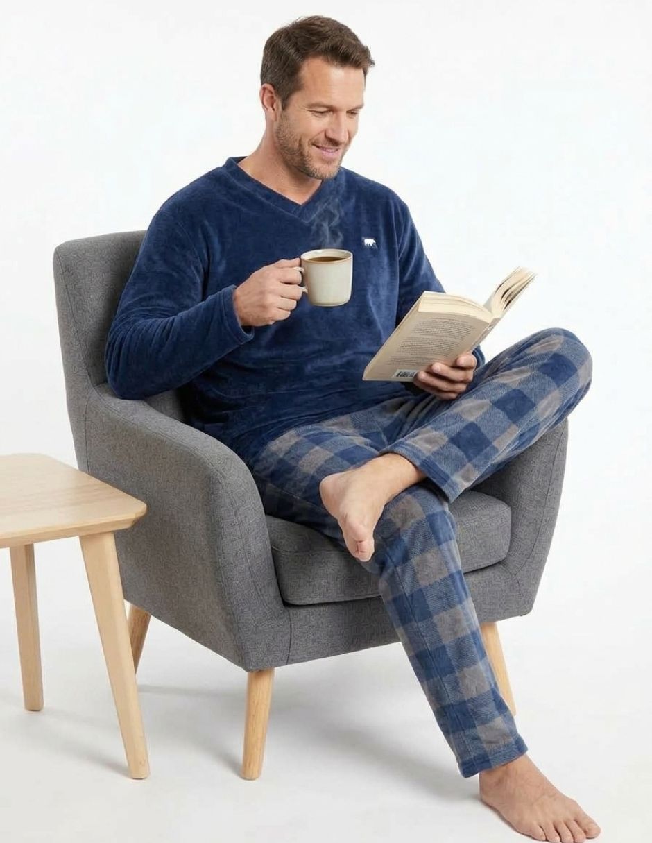 Conjunto pijama CUADROS para hombre 3