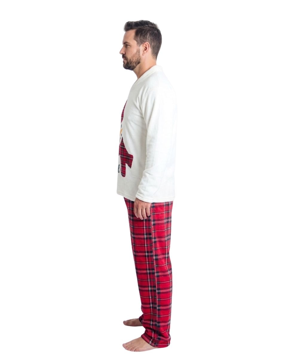 Conjunto pijama MONO DE NIEVE para hombre 4