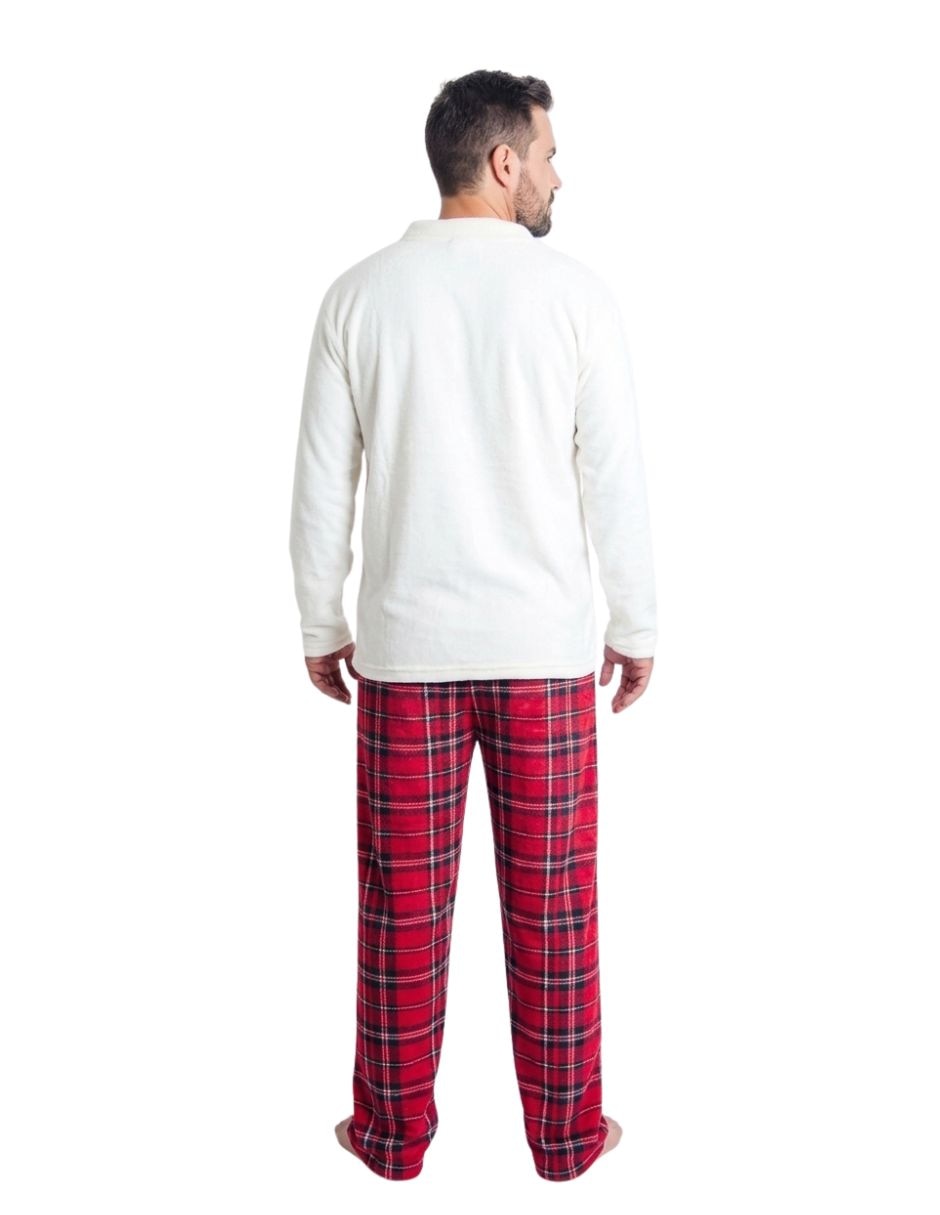 Conjunto pijama MONO DE NIEVE para hombre 3