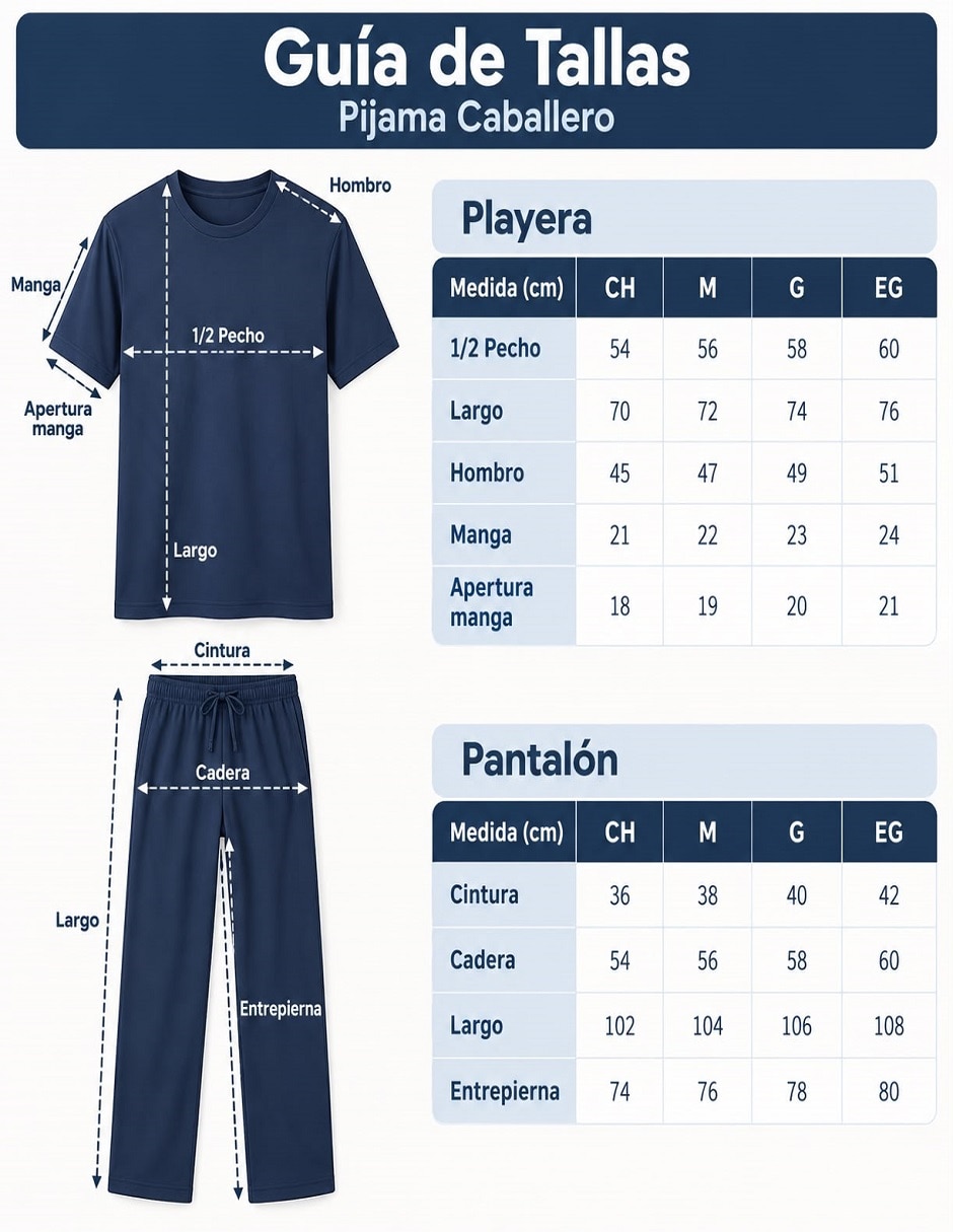 Conjunto pijama para hombre 7