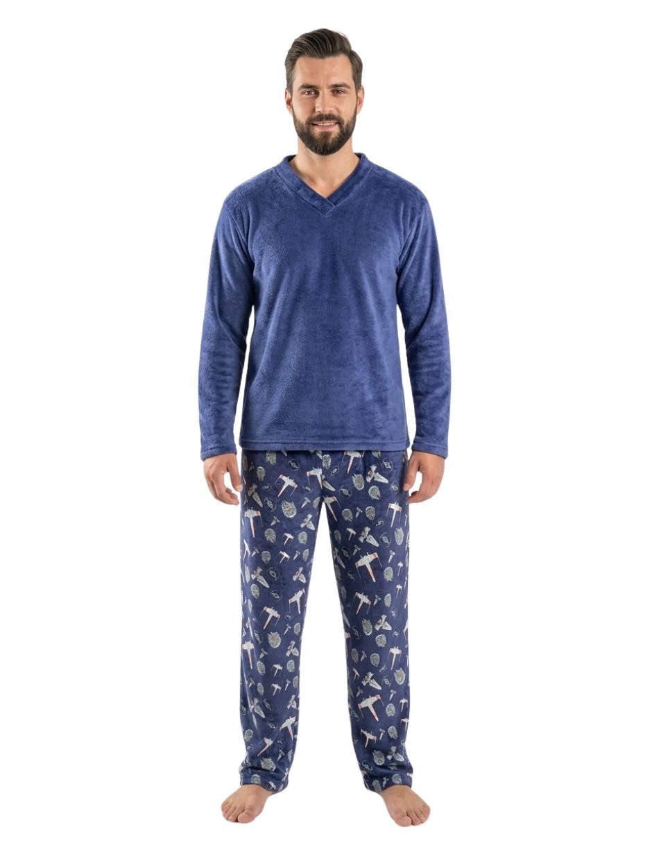 Conjunto pijama naves para hombre Conjunto pijama naves para hombre